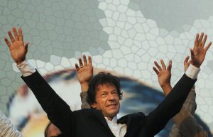 Imran at the Minar-e-Pakistan jalsa