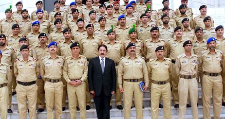 Justice iftikhar Chaudhry with Military