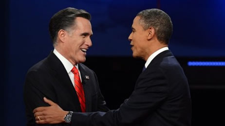 Romney and Obama