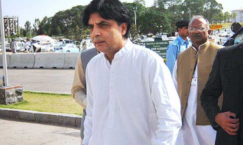 Interior Minister Chaudhry Nisar