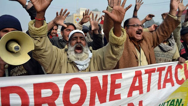 protest against drones