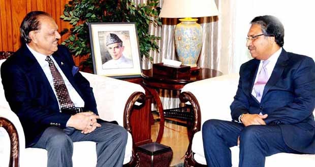 Mamnoon Hussain and Jalil Jilani