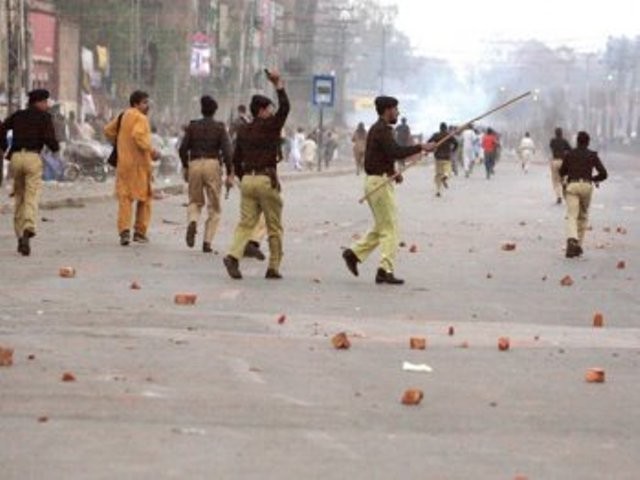 Lahore protest