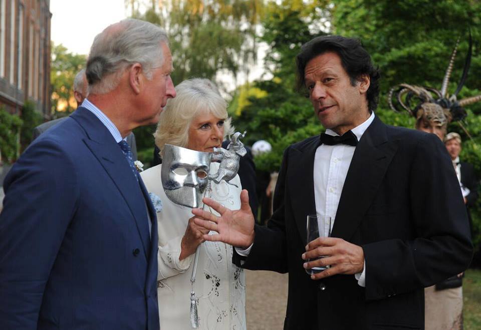 Imran Khan with Prince Charles