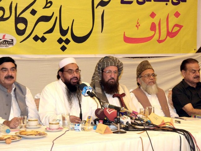 hafiz saeed samiul haq sheikh rasheed hamid gul munawar hasan