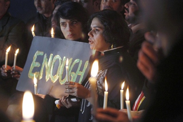 Candle light vigil in Islamabad