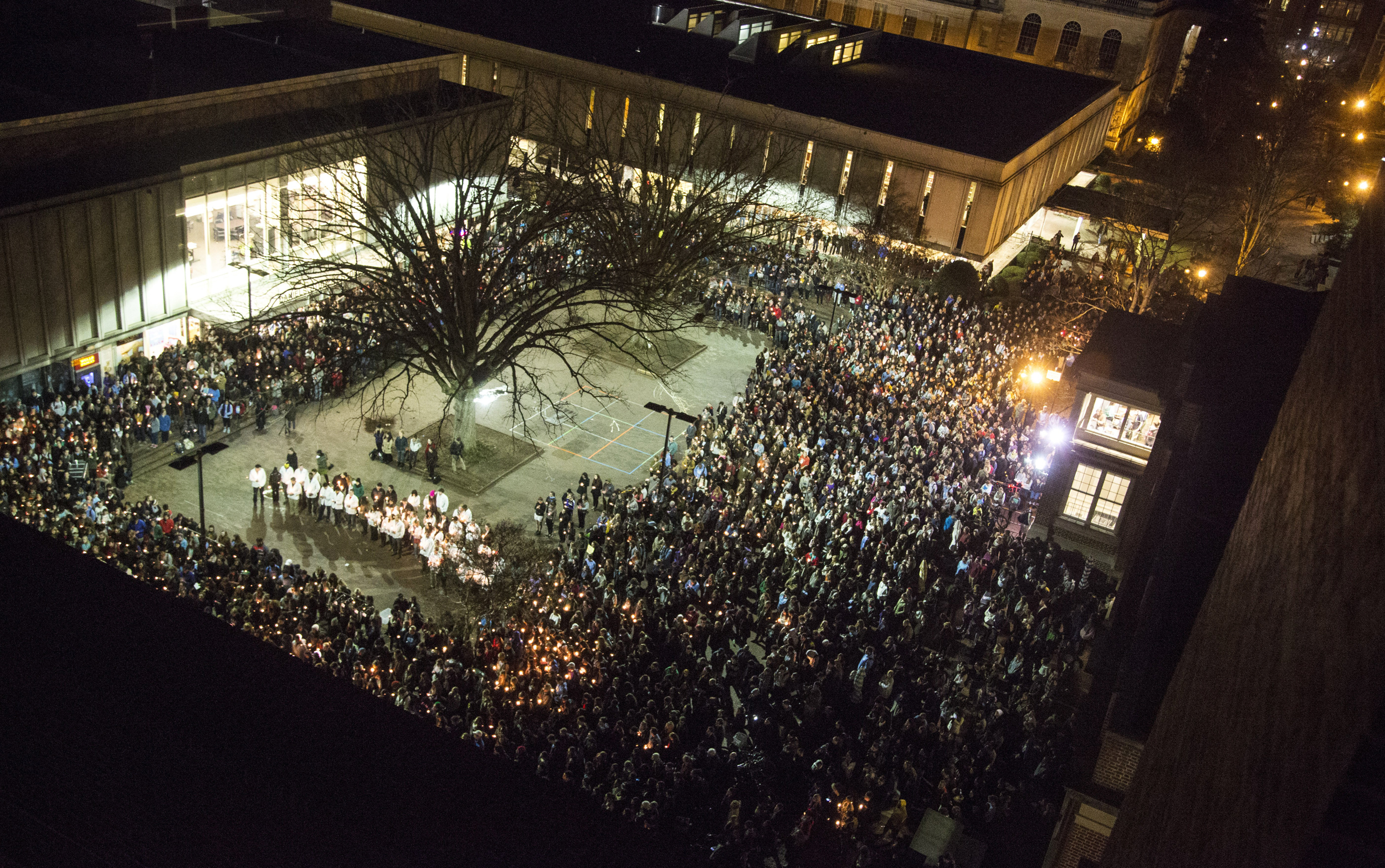 Chapel Hill vigil for murdered Muslim doctors