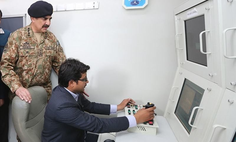Gen Raheel Sharif oversees Pakistani drone operation