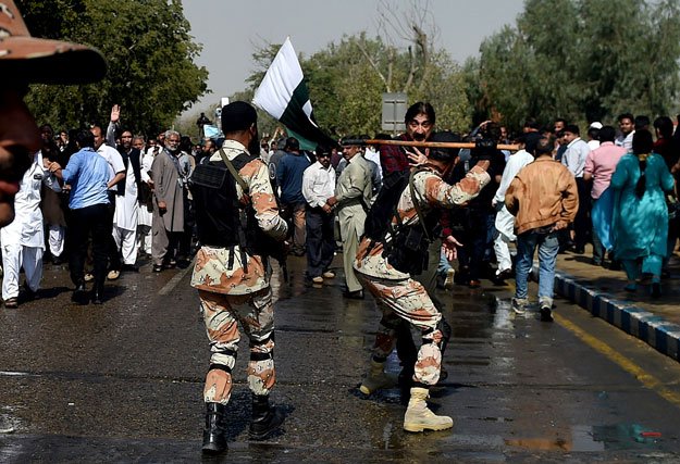 Rangers attack PIA workers