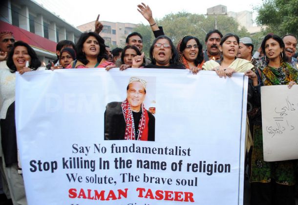 Protest against Assassination Salman Taseer