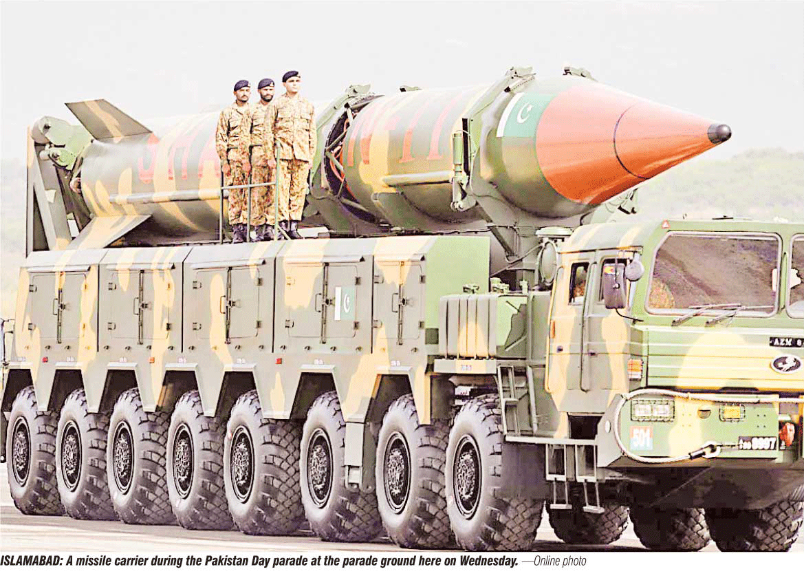 Pakistan nuclear missile