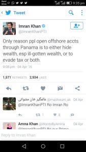 Imran Khan offshore accounts for other people