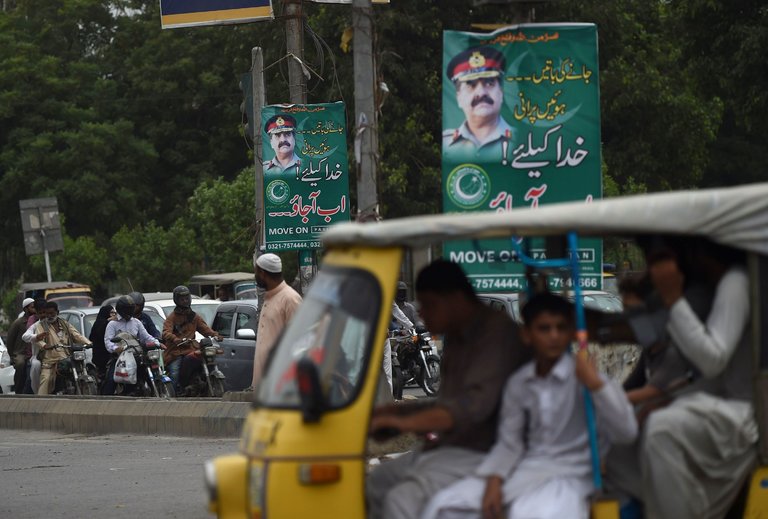 Islamabad coup billboards