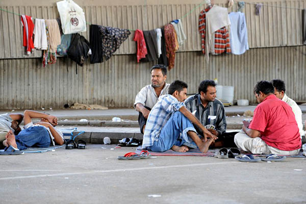 Abandoned laborers in Saudi 